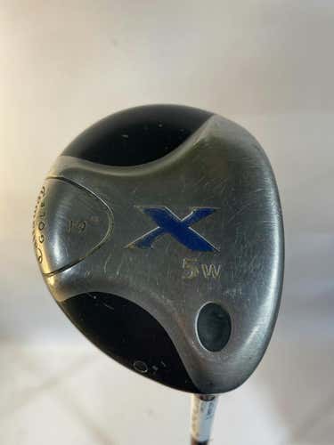 Used Callaway X 5 Wood Stiff Flex Steel Shaft Fairway Woods