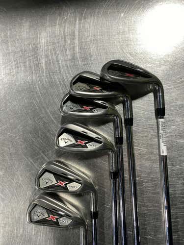 Used Callaway X Hot 6i-sw Steel Iron Sets