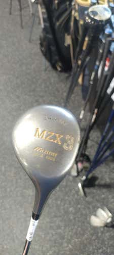 Used Mizuno Mzx 3 Wood Regular Flex Steel Shaft Fairway Woods