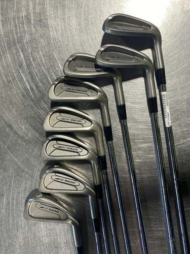 Used Nicklaus Airbear 3i-pw Stiff Flex Steel Shaft Iron Sets