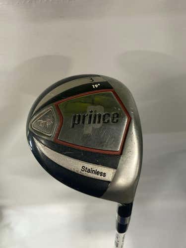 Used Prince Trx 3 Wood Regular Flex Steel Shaft Fairway Woods