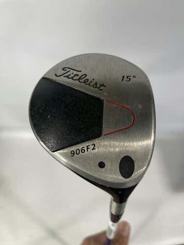 Used Titleist 906f2 3 Wood Regular Flex Graphite Shaft Fairway Woods