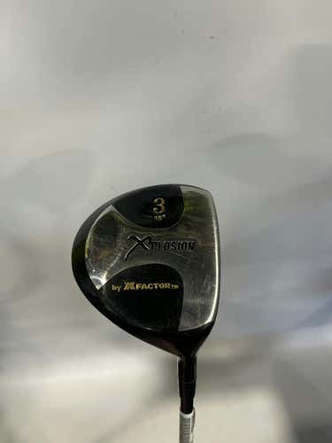 Used X-factor Xplosion 3 Wood Regular Flex Graphite Shaft Fairway Woods