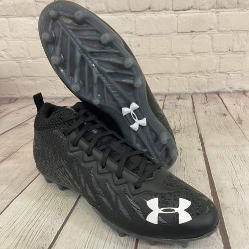 Under Armour Spotlight Select MID MC Mens Football Cleats US Size 10.5 Black