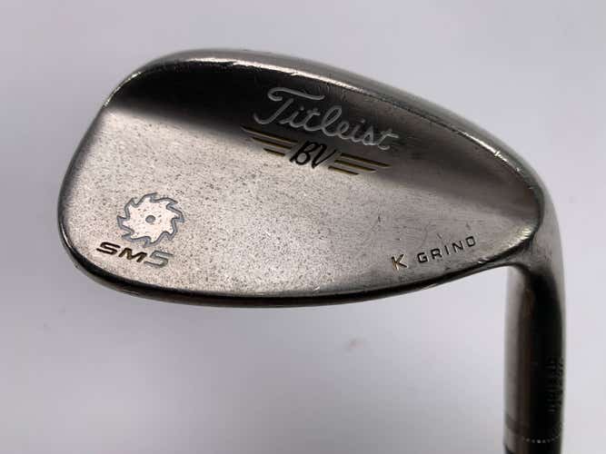 Titleist Vokey SM5 Gold Nickel Lob Wedge 60* 11 K-Grind Wedge Steel Mens RH