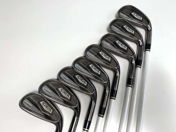 Adams Idea Black CB3 Iron Set 4-PW+GW Matrix Ozik Program 8.1 Regular Mens RH