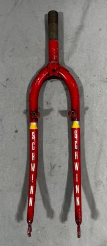 Vintage Schwinn Lugged Steel Project Kom 26" QR Fork 130mm 1" Threaded Steerer