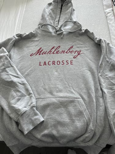 Muhlenberg Lacrosse Power Tek Hoodie Size L