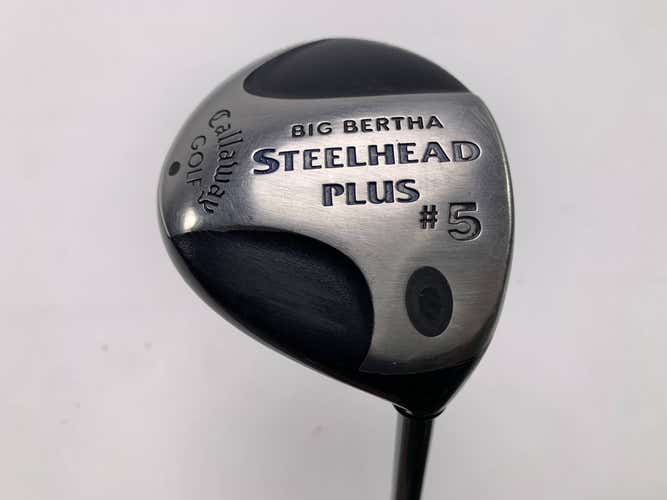 Callaway Steelhead Plus 5 Fairway Wood 18* Steelhead Plus Firm Graphite Mens RH