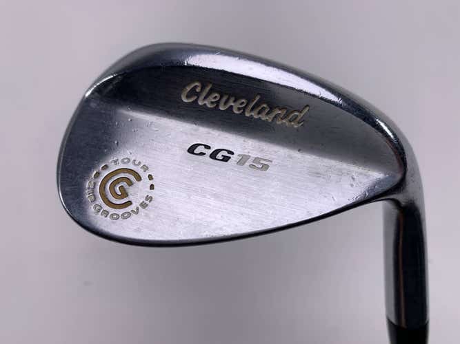 Cleveland CG15 Satin Chrome Sand Wedge 56* 14 Bounce Wedge Steel Mens RH