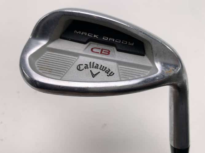 Callaway Mack Daddy CB Sand Wedge 56* 14 KBS Hi-Rev 2.0 Wedge Steel Mens RH