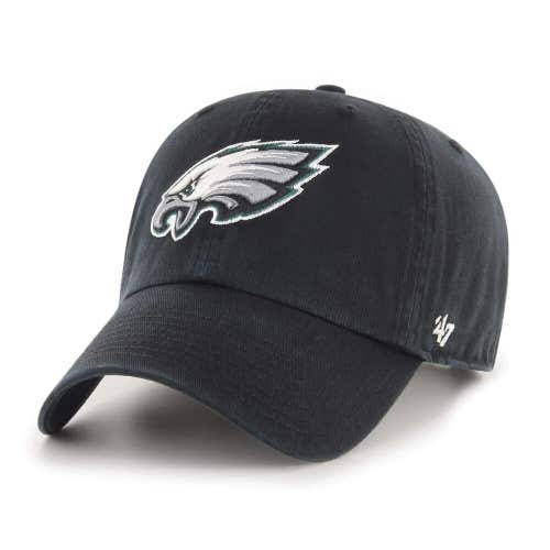 2024 PHILADELPHIA EAGLES Black '47 CLEAN UP Cleanup Adjustable hat Dad Cap