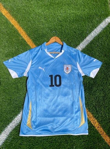 Uruguay 2010 Home Forlan Retro Soccer Jersey