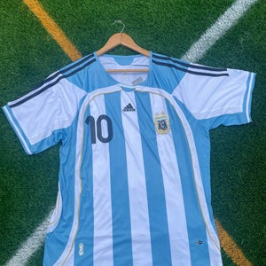 Argentina 2006 Home Riquelme Retro Soccer Jersey
