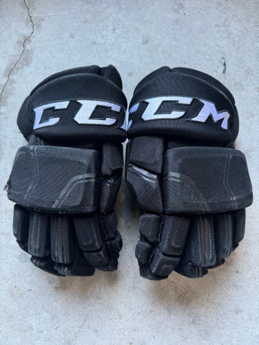 NHL Pro Stock Gently Used CCM 14" HGQL Pro Gloves Black