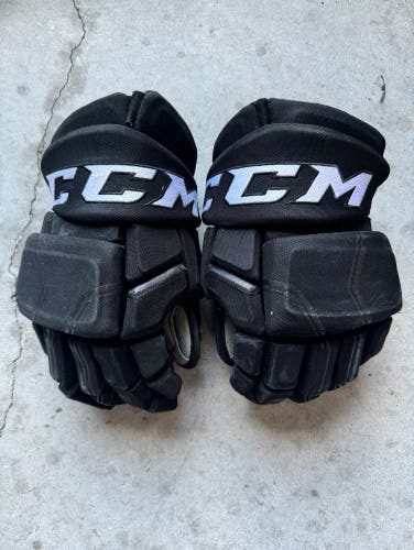 NHL Pro Stock Gently Used CCM 14" HGQL Pro Gloves Black