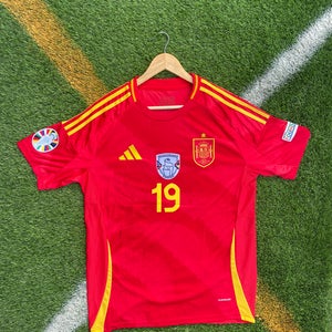 Spain 2024 Home Lamine Yamal Retro Soccer Jersey