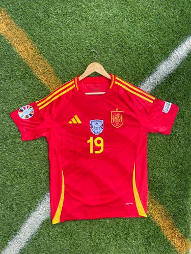 Spain 2024 Home Lamine Yamal Retro Soccer Jersey