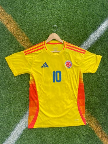 Colombia 2024 Home James Soccer Jersey