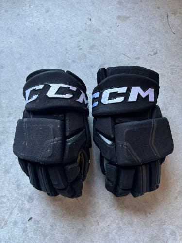 NHL Pro Stock Gently Used CCM 15" HGQL Pro Gloves Black