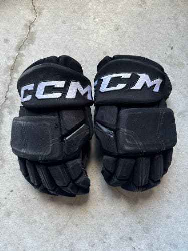 NHL Pro Stock Gently Used CCM 14" HGQL Pro Gloves Black