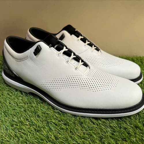 Jordan ADG 4 Spikeless Golf Shoes White Black Leather DM0103-110 Men Size 13 NEW