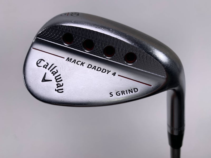 Callaway Mack Daddy 4 Chrome 60* 10 S-Grind AeroTech SteelFiber i80 Regular RH
