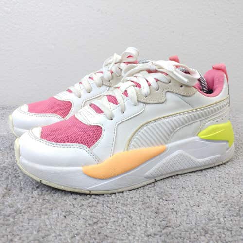 Puma Womens X Ray Game Womens 6 Running Shoes Low Top White Pink 374242-03