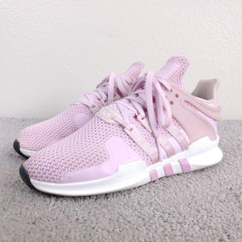 Adidas EQT Support ADV Girls 5Y Running Shoes Low Top Sneakers Pink Knit B27889