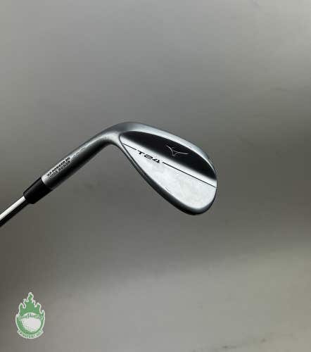 Used LH Mizuno T24 White Satin D Grind Wedge 56*-10 S400 Stiff Steel Golf Club