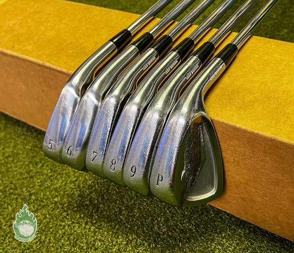 Used RH Mizuno MP-H5/MP-25 Forged Irons 5-PW 5.5 Firm Flex Steel Golf Club Set