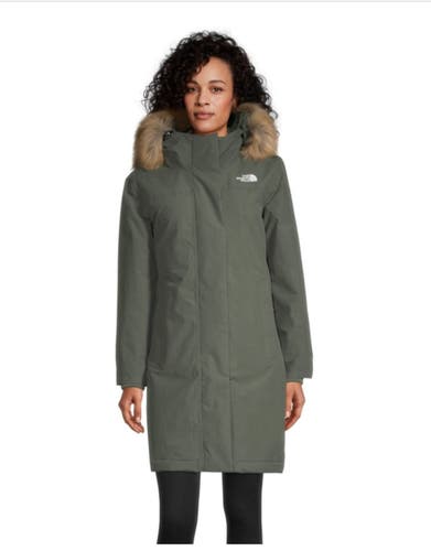 NWT The North Face Women's Plus Artic PARKA Thyme size 2X - MSRP $350