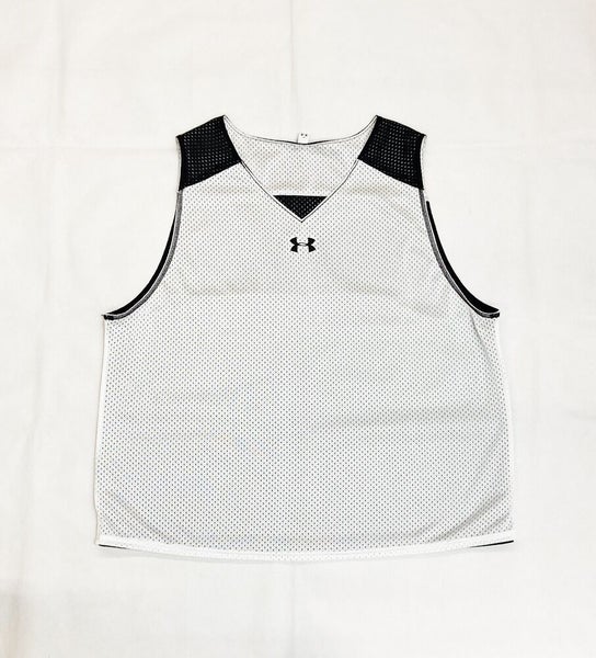 Under Armour Ripshot Reversible Basketball Jersey Men's L Black White 1258885