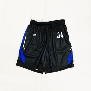 Under Armour Youth Gametime Lacrosse Short #34 Boy's Medium Black Royal UJLSG1Y