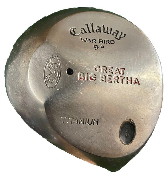 Callaway Great Big Bertha War Bird Ti Driver 9* RH Stiff Steel 44" New Grip Nice