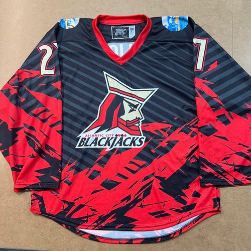 Atlantic City Blackjacks Sublimated Hockey Jersey