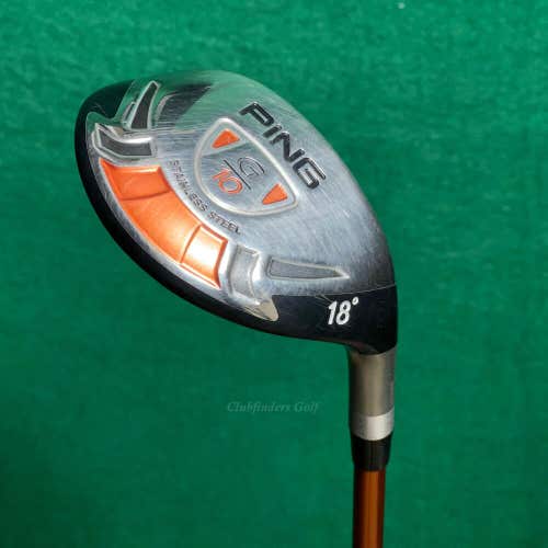 Ping G10 18° Hybrid Factory TFC 129H Graphite Stiff W/Hc