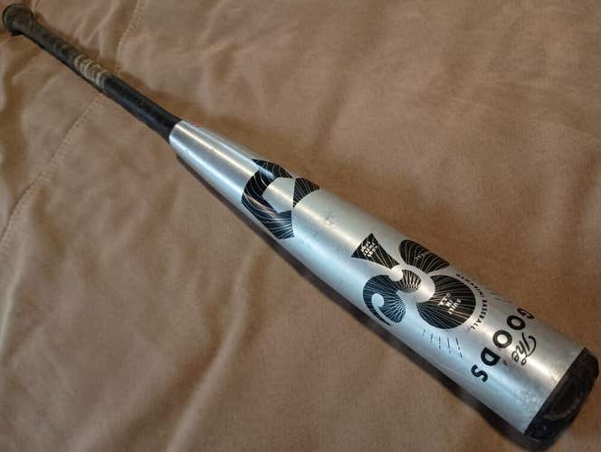 Used 2022 DeMarini THE GOODS 34/31 (-3) 2 5/8" BBCOR HYB Baseball Bat WTDXGIC-22