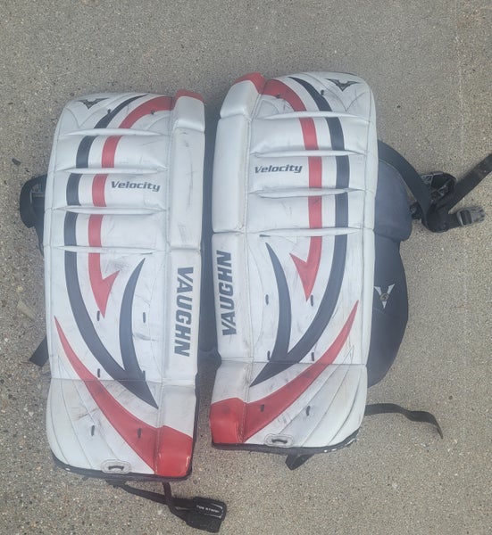 Used 24+1.5 Vaughn Goalie Leg Pads