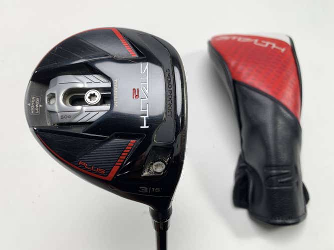 TaylorMade Stealth 2 Plus 3 Fairway Wood 15* Kai'li 75g Stiff Graphite RH HC