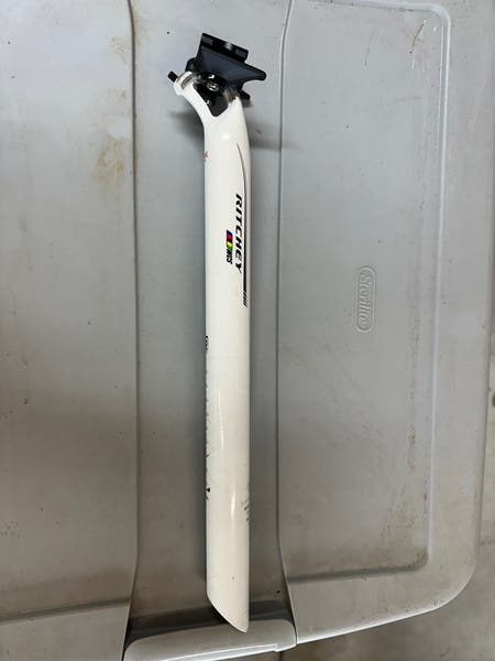 Tige De Selle Ritchey 31.6mm, Alu, Noir, Pour Vélo Route - Bon état