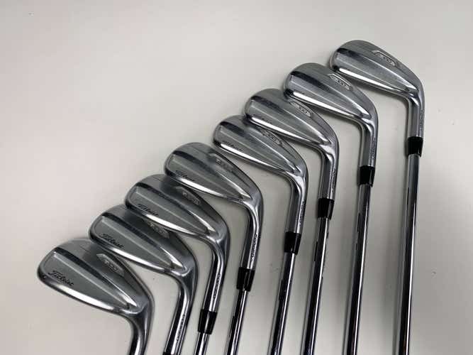 Titleist 2021 T100 Iron Set 4-PW+AW True Temper AMT Black S300 Stiff Steel RH