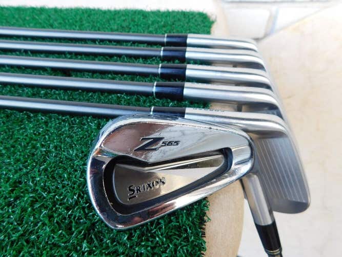 SRIXON Z585 (6i-PW,AW) Iron Set w/ UST Recoil F3 Regular Flex Shafts