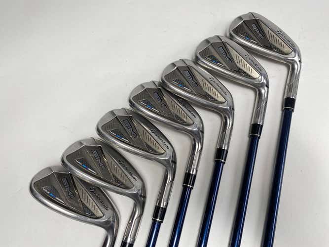 TaylorMade SIM2 MAX Iron Set 5-PW+GW+SW Ventus Blue 5A Senior No 7 iron RH