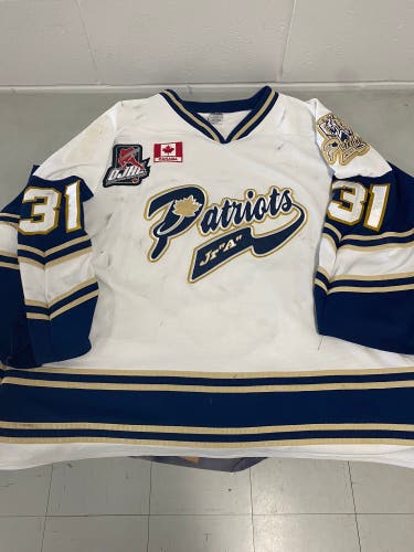 Toronto Patriots JrA game GOALIE jersey