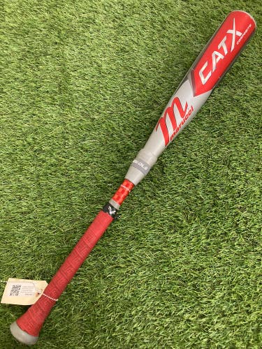 Used Kid Pitch (9YO-13YO) 2023 Marucci CAT X Composite Bat USSSA Certified (-10) Composite 18 oz 28"