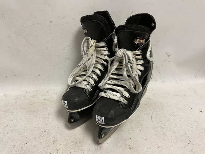 Used Mission Amp 8 Senior 10 D - R Regular Ice Hockey Skates