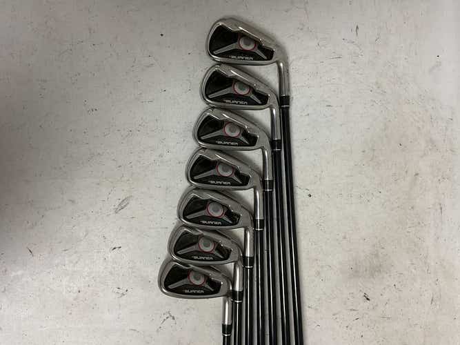 Used Taylormade Burner 4i-pw Regular Flex Graphite Shaft Iron Set