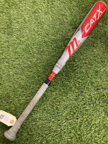 Used Kid Pitch (9YO-13YO) 2023 Marucci CAT X Composite Bat USSSA Certified (-10) Composite 18 oz 28"