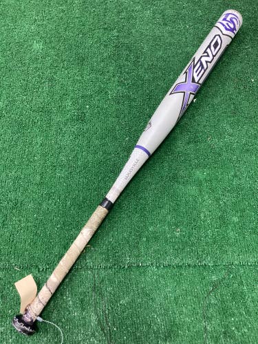 Gray Used 2018 Louisville Slugger Xeno Bat (-10) Composite 24 oz 34"